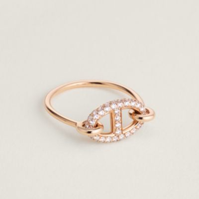 Chaine d'ancre Chaos ring, medium model | Hermès USA